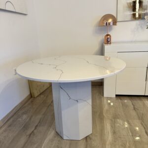 OKRUGLI STOL PROMJERA 100cm s bazom promjera 50cm iz 6 segmenata KVARC QUARTZ Siroccio