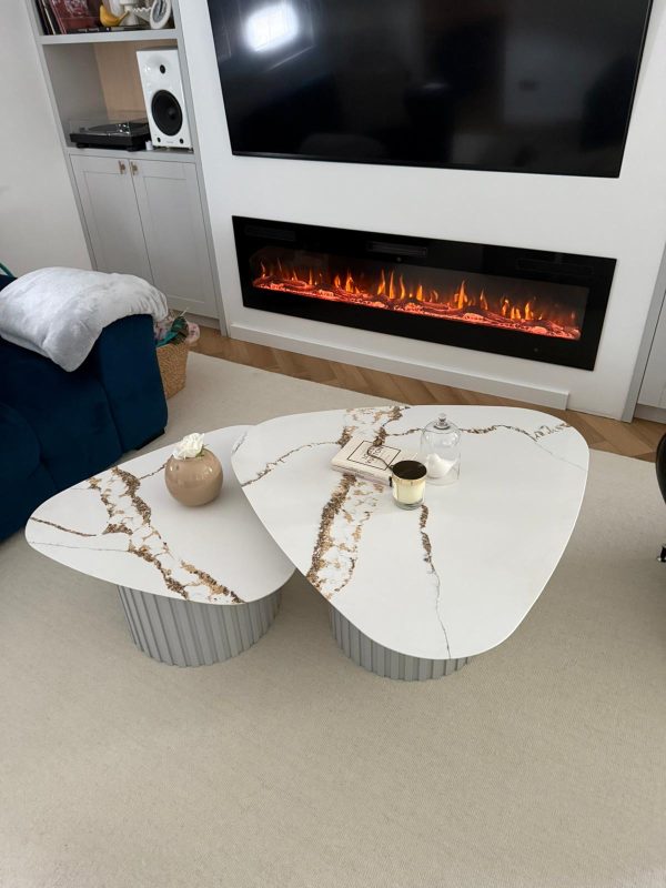 PLOČA ZA STOLIĆ KVARC QUARTZ Calacatta Tranquility Gold