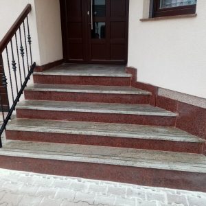 STEPENICE GRANIT NEW KASHMIR WHITE+AFRICA RED