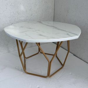 PLOČA STOLA KVARC QUARTZ I METALNE NOGICE