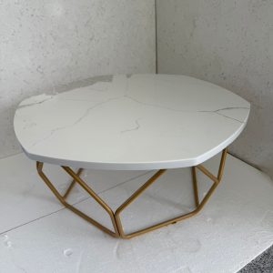PLOČA STOLA KVARC QUARTZ I METALNE NOGICE