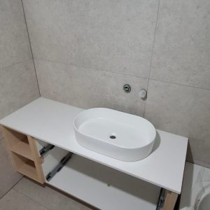 PLOČA ZA UMIVAONIK KVARC QUARTZ White Ultras