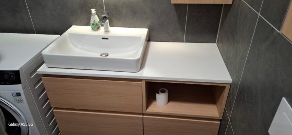 PLOČA ZA UMIVAONIK KVARC QUARTZ White Ultras