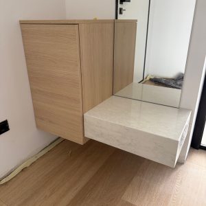 POSTOLJE ZA OGLEDALO KVARC QUARTZ Sands Whiff