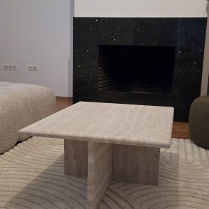 PRAVOKUTNI STOLIĆ MRAMOR TRAVERTINO ROMANO