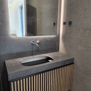 PLOČA ZA UMIVAONIK KVARC QUARTZ Sinthesis Black