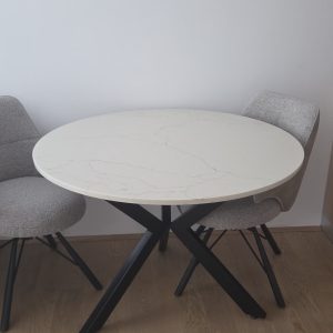 PLOČA ZA OKRUGLI STOL promjera 105 cm QUARTZ KVARC Dolce Vita